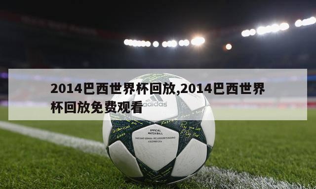 2014巴西世界杯回放,2014巴西世界杯回放免费观看